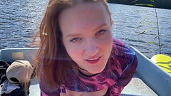 OMG!!! They took me to a SECRET island, FUCKED ME on a boat and came ON MY FACE!!! (Part 2) (Leo Casanova and Lia Borg (aka Olivia Westsun)) Thumb