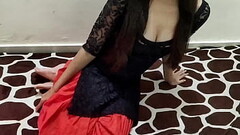 Indian Girlfriend seducing boyfriend to fuck her, teenage gf sneaks her boyfriend into her room to fuck, hard sex, saara Thumb