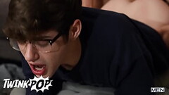 Angel Rivera Sneakily Watches Before Giving The Twink Gamer Joey Mills What He Needs, His Big Hard Cock - TWINKPOP Thumb