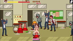 School Dot Fight | A fighter can'_t resist the penises of the guys thirsty for pussy and gets her pussy and ass fucked perfectly to get stuffed | Hentai Games Gameplay | P3 Thumb