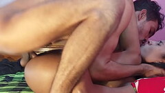 Hot brunettes with gangbang body'_s gets two cocks to suck and fuck in the living room, two girls and two boys . Hanif pk and Popy and Sumona and Manik Thumb