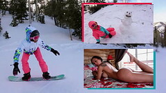 BANGBROS - Does Amia Miley Wanna Build A Snowmannnnn? Yes. And She Wants To Bounce Her Big Ass On Cock, Too! Thumb