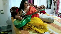 Beautiful Madam Hot Romantic sex with Student! With clear Hindi audio Thumb