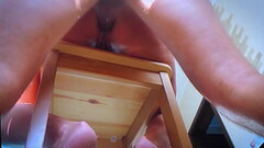 Big ass MILF sat on a bar stool and got a deep hot anal creampie. Thumb