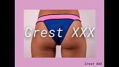 Cam Crest fucks a super hot model with his big, hard, circumcised, American cock.  She loves having dick in her shaved, wet, pussy. Thumb
