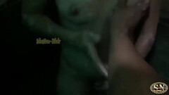 Stepmother catches her stepson masturbating in the bathroom and her and fucks her and lends her pussy Thumb
