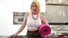 PervMom.Me - Blowjob from my big tits MILF step mom Kit Mercer to show her appreciation Thumb