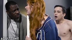 ADULT TIME - Lauren Phillips'_ Husband Nearly Catches Her Fucking A Student! Thumb